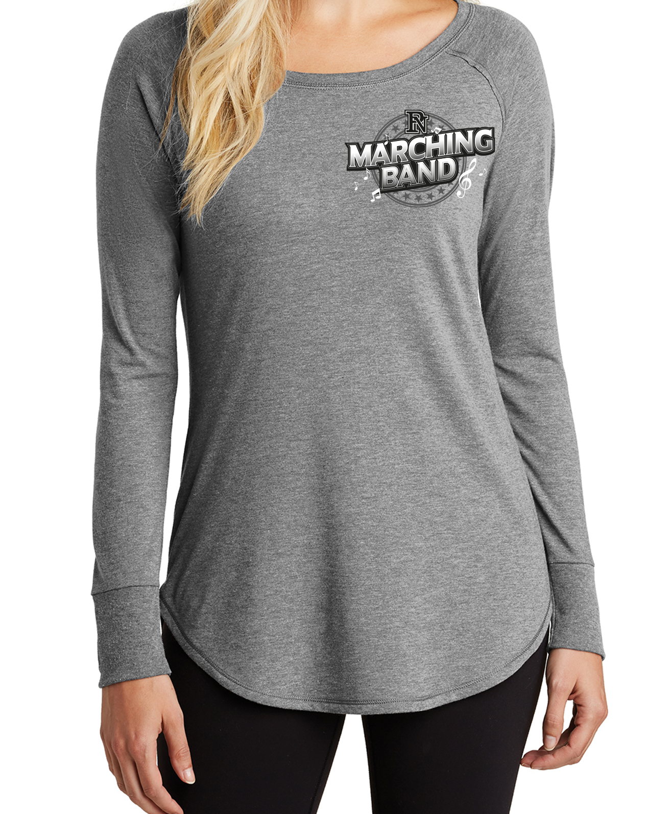 Ladies Fit Long Sleeve Scoop